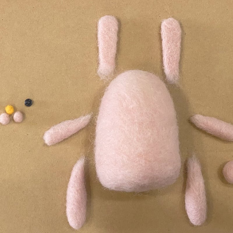 Feltma うさぎキット | ノームの糸車 羊毛フェルト店