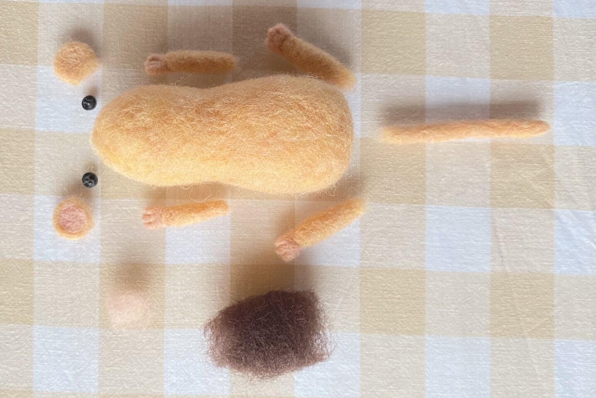 海外作家 やまね ヤマネ ぬいぐるみ アートドール 羊毛フェルト