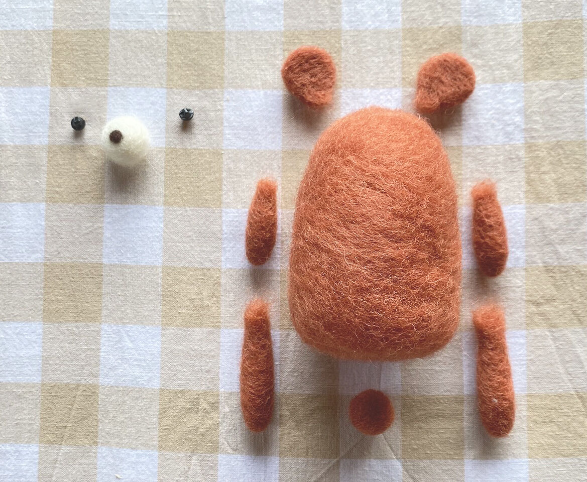 Feltma くまキット | ノームの糸車 羊毛フェルト店