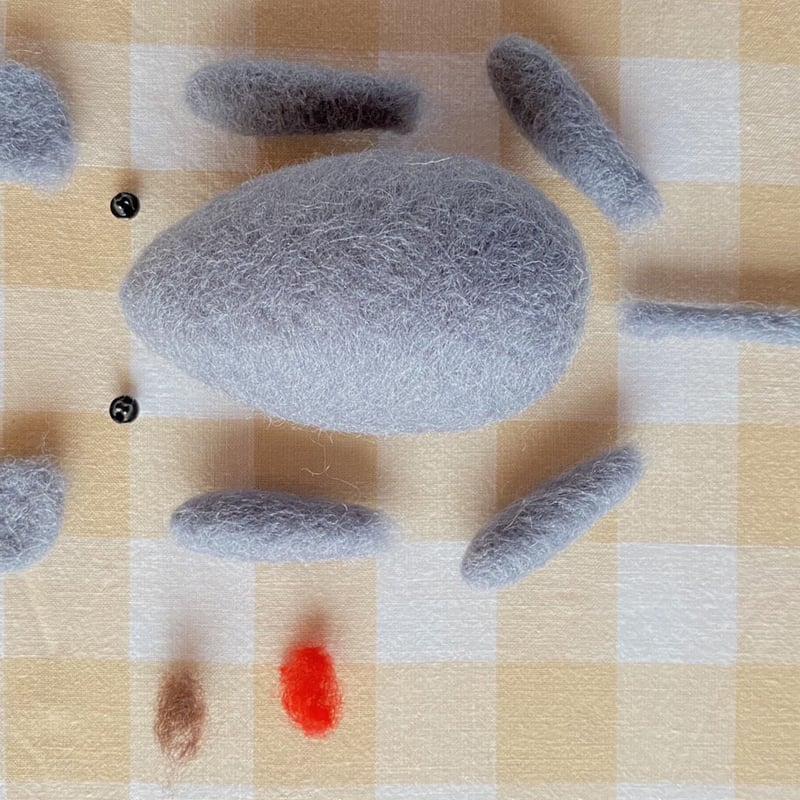 Feltma ねずみキット | ノームの糸車 羊毛フェルト店