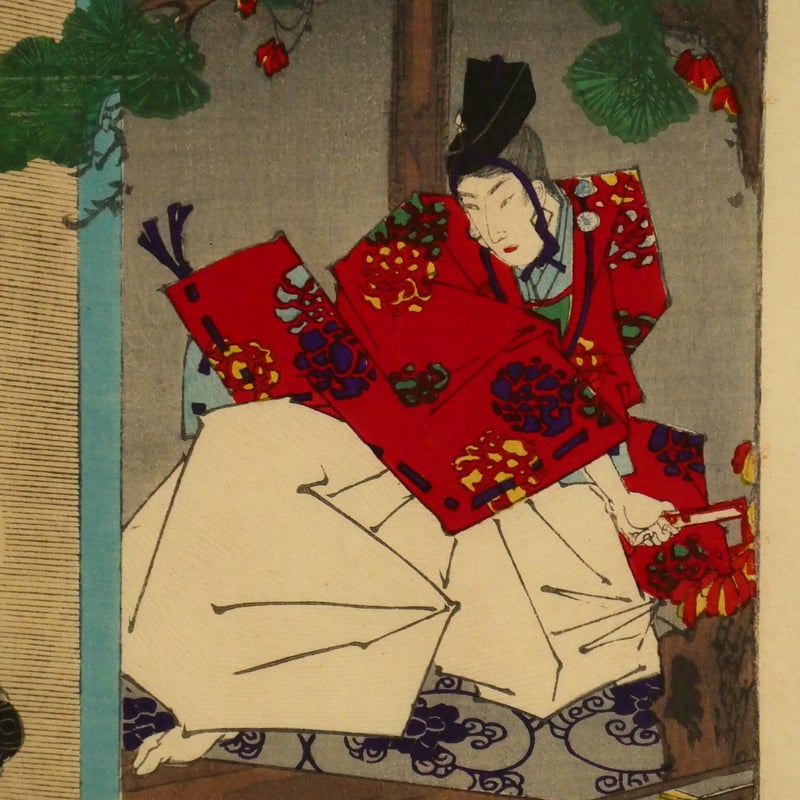 楊洲周延 東錦昼夜競 牛若丸/CHIKANOBU | ギャラリー奏美庵