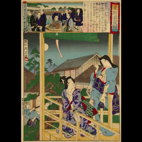 楊洲周延	東絵昼夜競 大久保彦左ヱ門/CHIKANOBU