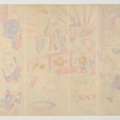 楊洲周延 繁栄七福神之図 三枚続/CHIKANOBU