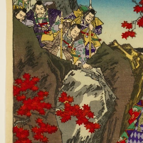 楊洲周延	東錦昼夜競 大江山四天王/CHIKANOBU