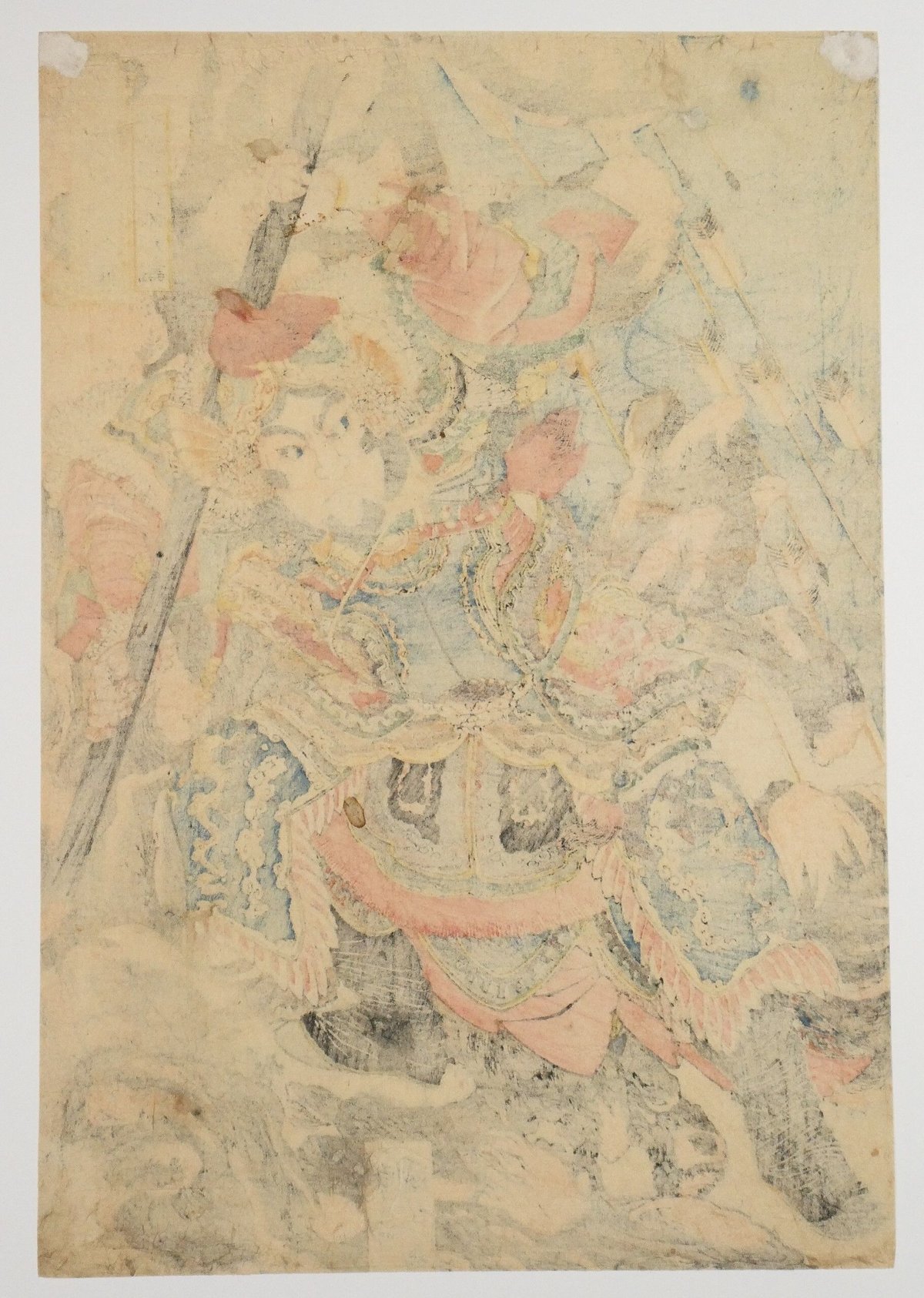 一勇斎国芳 通俗水滸伝豪傑百八人之一個 白面郎君鄭天寿