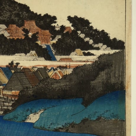 歌川広重 東海道五拾三次之内 藤澤 遊行寺 /UTAGAWA HIROSHIGE