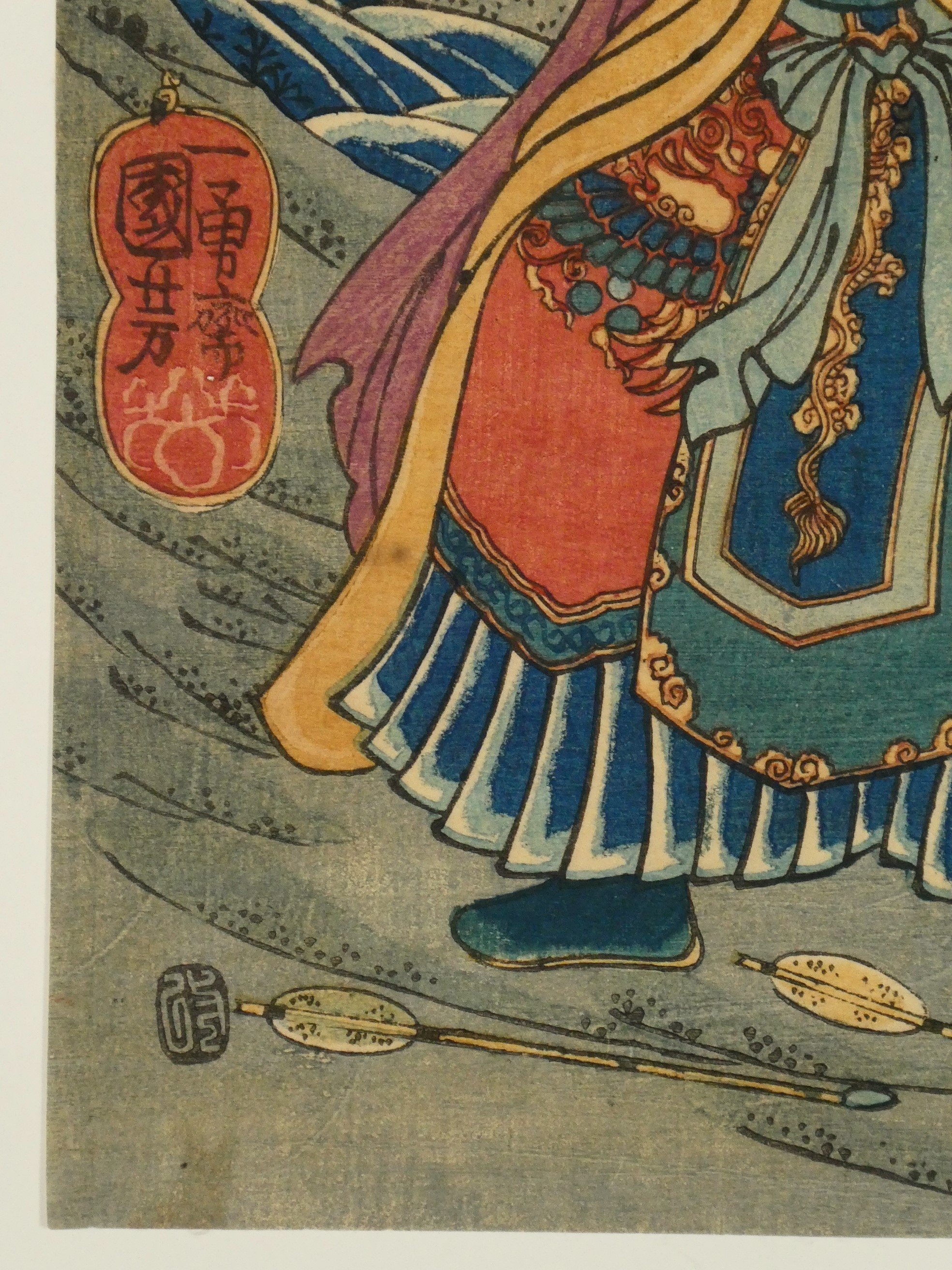 一勇斎国芳 通俗水滸伝豪傑百八人之内 一丈青扈三娘/ICHIYUSAI