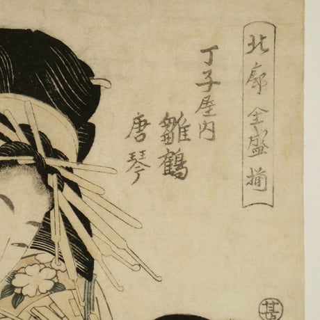 菊川英山 北廊全盛揃 丁子屋内 雛鶴 唐琴/KIKUKAWA EIZAN