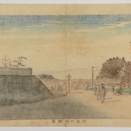 小林清親 赤坂紀伊国坂／KOBAYASHI KIYOCHIKA