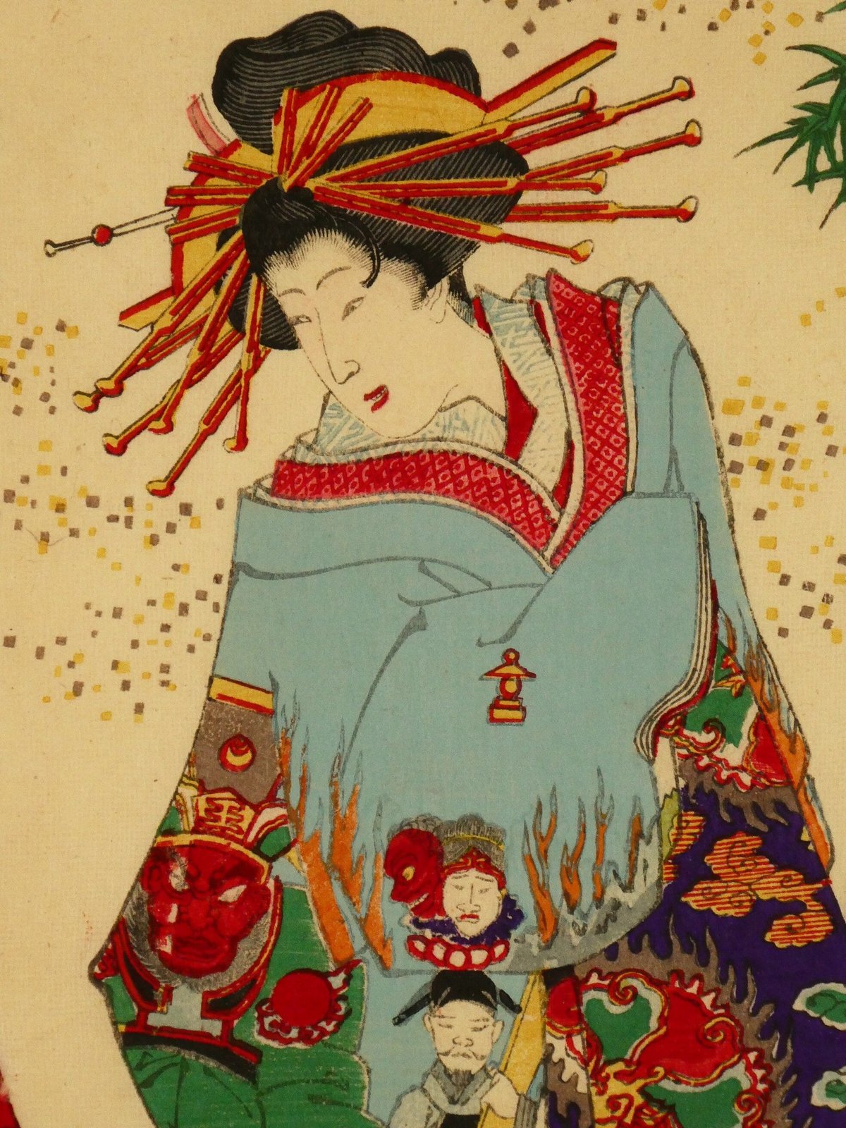 江戸時代中期頃超特大サイズ極稀少レア鬼師超絶技巧造寺社屋根大棟魔