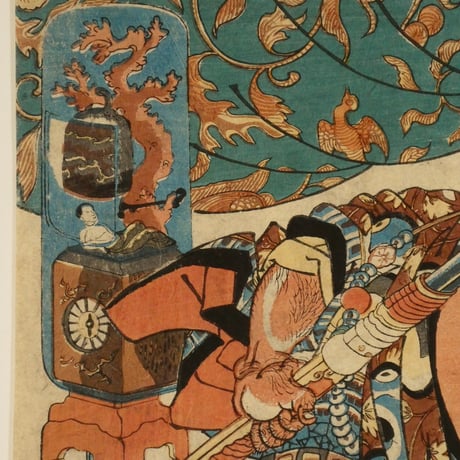 一勇斎国芳 通俗水滸伝豪傑百八人一個 模著天杜遷/ICHIYUSAI KUNIYOSHI