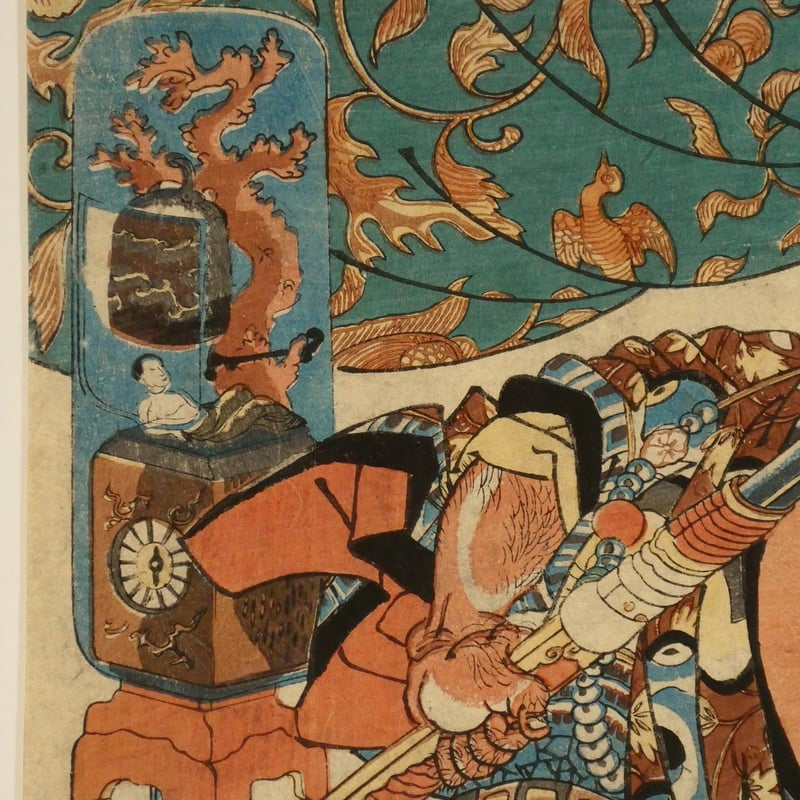 一勇斎国芳 通俗水滸伝豪傑百八人一個 模著天杜遷/ICHIYUSAI