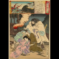 楊洲周延	東錦昼夜競 素戔嗚尊/CHIKANOBU