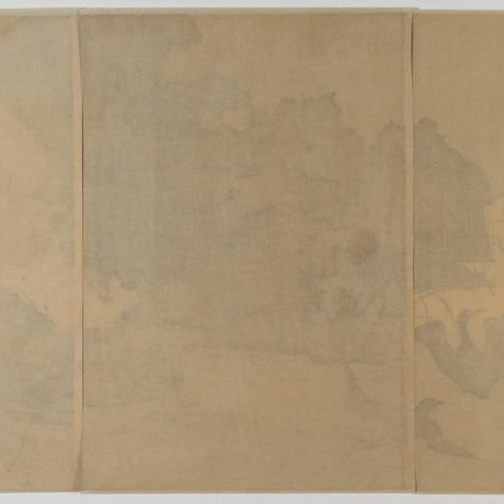 月岡芳年 日蓮上人石和河にて鵜飼の迷魂を済度したまふ図 三枚続/TSUKIOKA YOSHITOSHI