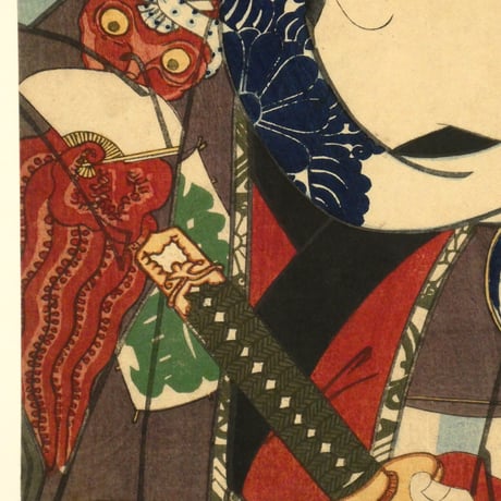 三代歌川豊国 梅暦 見立八勝人 男達鳳巾の播蔵/UTAGAWA TOYOKUNIⅢ
