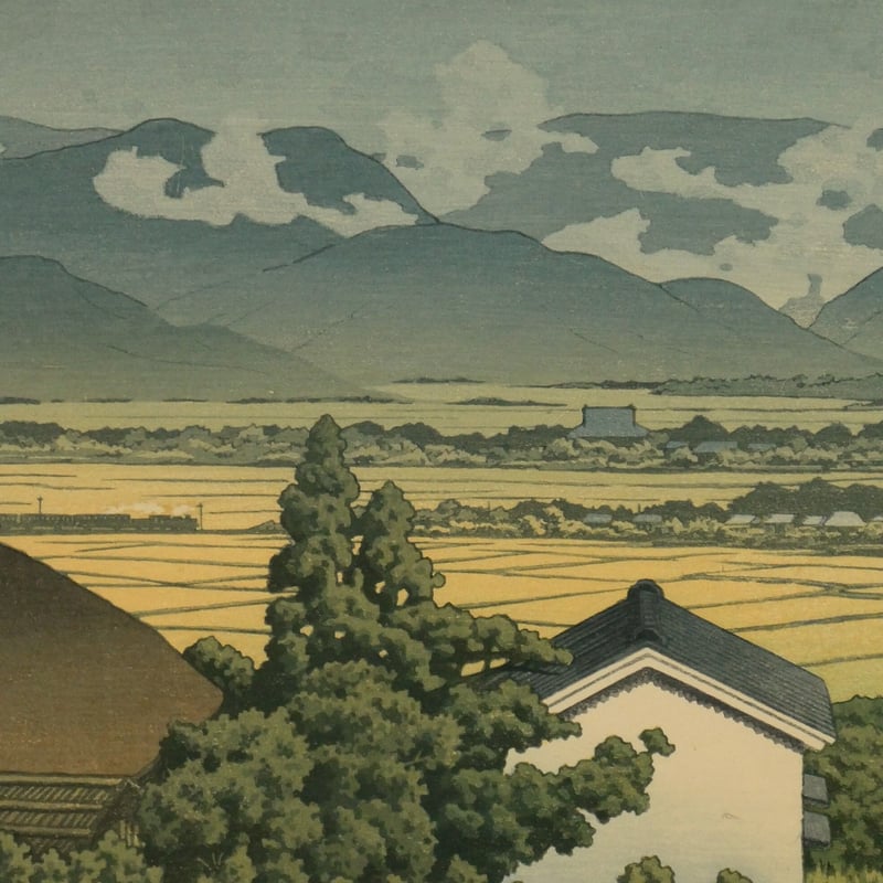 川瀬巴水 長野県稲荷山/KAWASE HASUI | ギャラリー奏美庵 川瀬巴水 長野県稲荷山/KAWASE HASUI | ギャラリー奏美庵