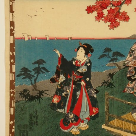 三代歌川豊国	其姿紫の写絵 十二/UTAGAWA TOYOKUNIⅢ