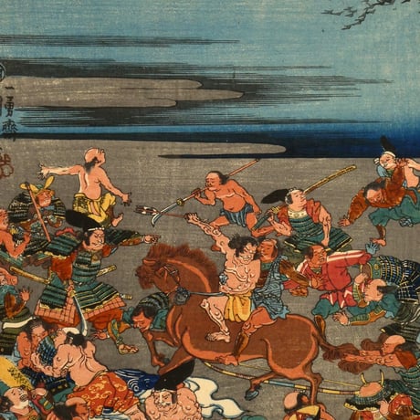 一勇斎国芳 東海道五十三対 吉原/ICHIYUSAI KUNIYOSHI