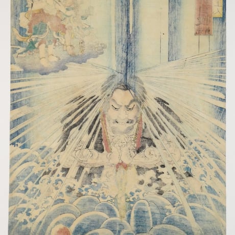 朝桜楼国芳 六様性国芳自慢 先負 文覚上人/KUNIYOSHI