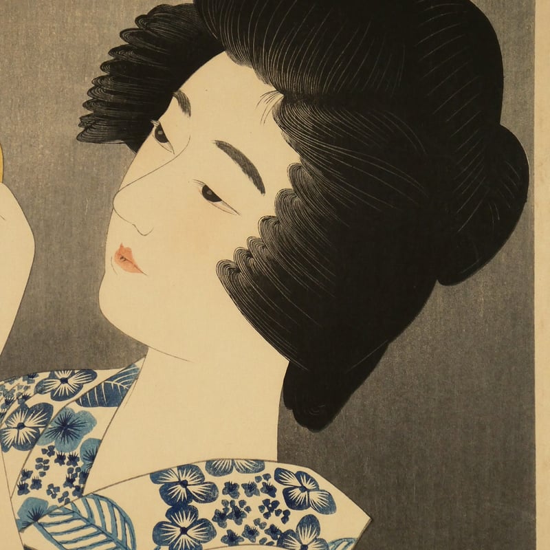 伊東深水 蚊帳／ITO SHINSUI | ギャラリー奏美庵