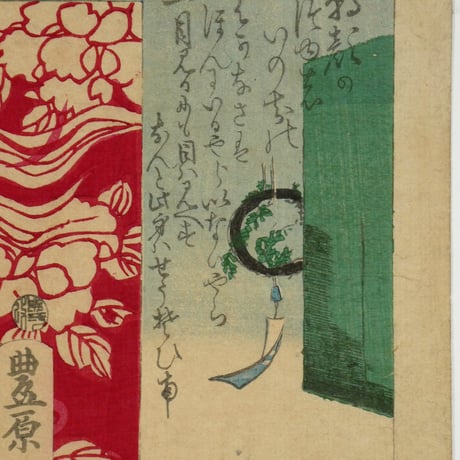 豊原国周 端唄三拾六歌撰 猿若町小菊/TOYOHARA KUNICHIKA
