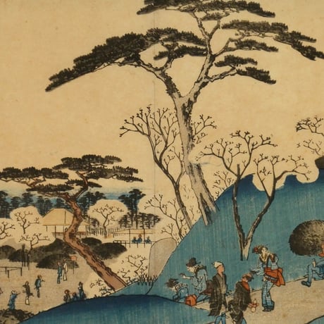 歌川広重 東都名所 日暮里/HIROSHIGE