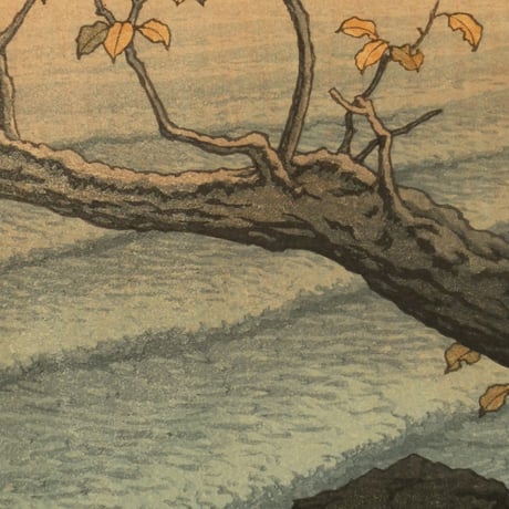 川瀬巴水 十和田 子之口/KAWASE HASUI Nenokuchi Shore, Lake Towada