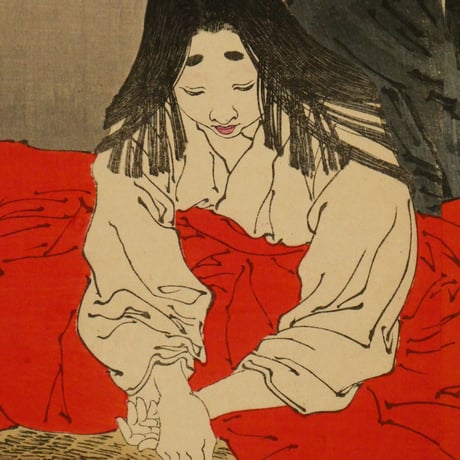 月岡芳年 芳年漫画 後醍醐天皇第三皇子大塔宮 二枚続/TSUKIOKA YOSHITOSHI