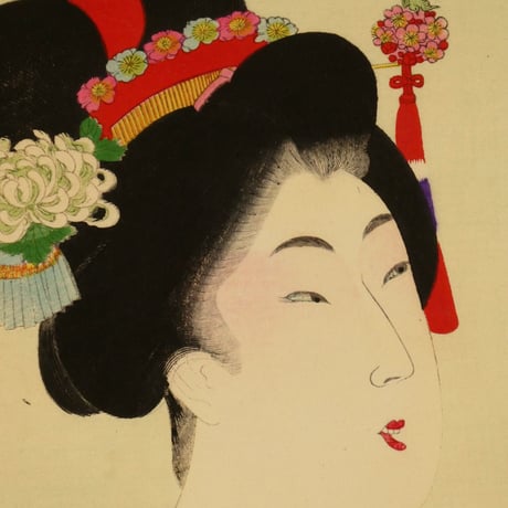 楊洲周延 真美人 四 人形/CHIKANOBU
