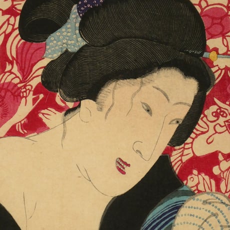 豊原国周 端唄三拾六歌撰 猿若町小菊/TOYOHARA KUNICHIKA