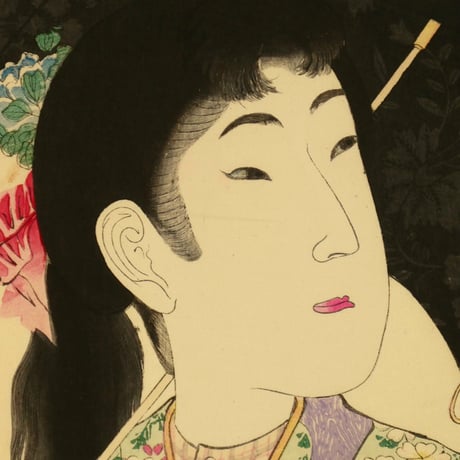 楊洲周延 真美人 十四 洋傘/CHIKANOBU