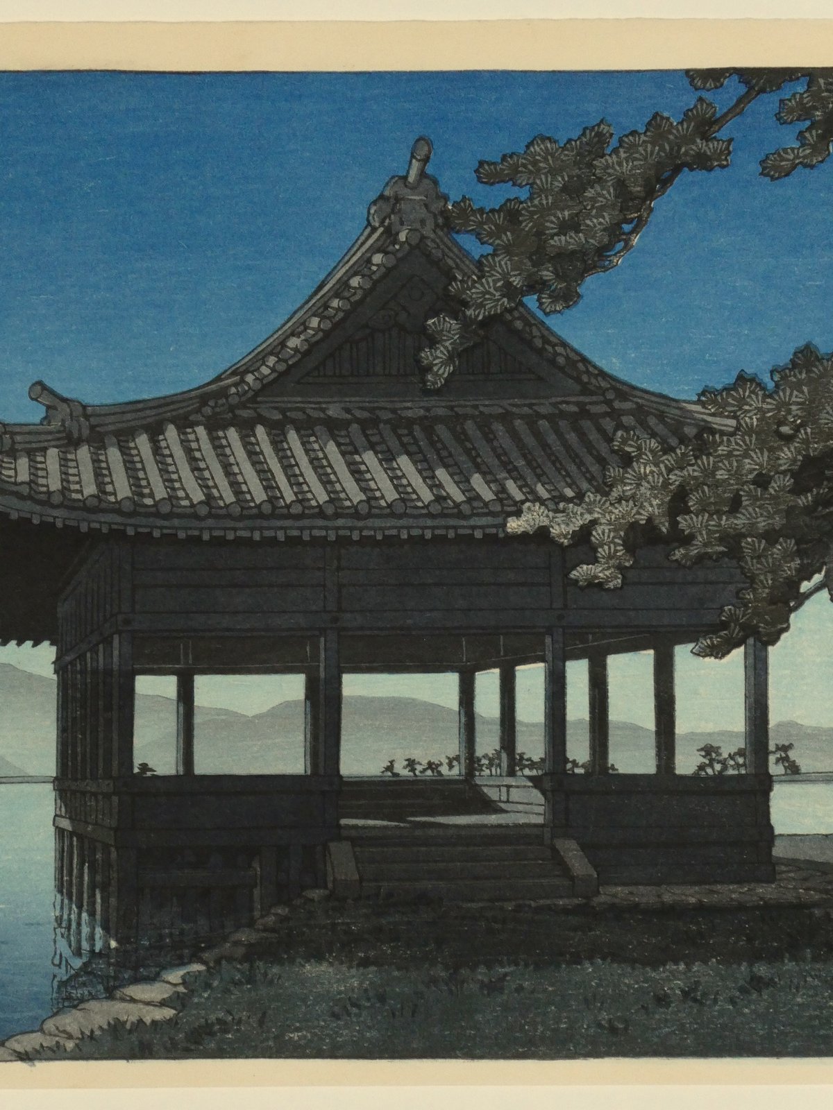 川瀬巴水 和歌浦 観海閣/KAWASE HASUI Kankai Pavilion, Waka