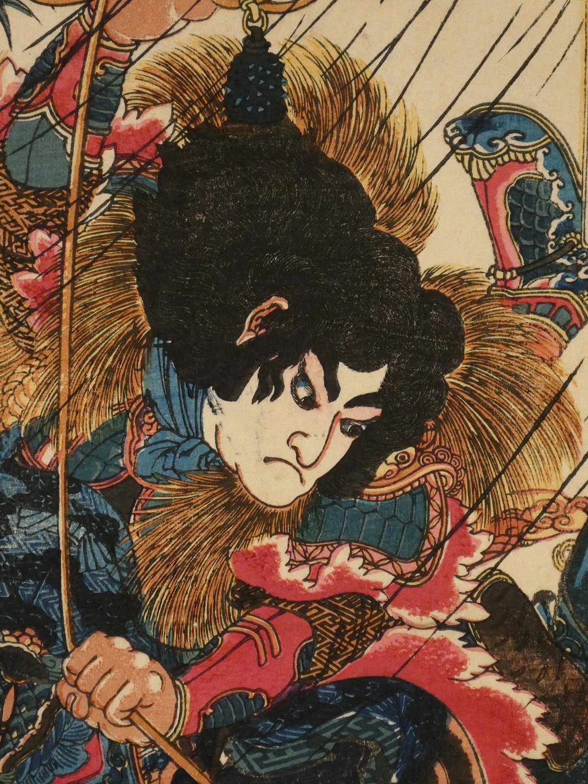 一勇斎国芳 通俗水滸伝豪傑百八人一個 両頭蛇解珍/ICHIYUSAI KUNIYOSHI