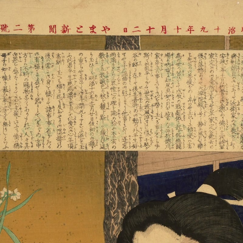 月岡芳年 近世人物誌 やまと新聞附録 第壱 天璋院殿/TSUKIOKA