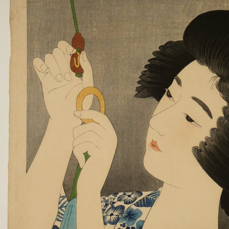 伊東深水 蚊帳／ITO SHINSUI