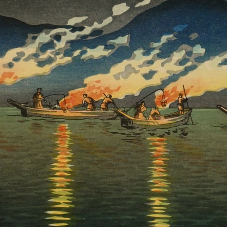 土屋光逸 長良川 鵜飼／TSUCHIYA KOITSU