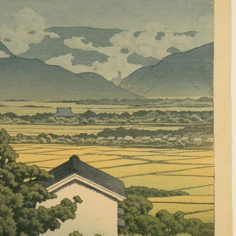川瀬巴水 長野県稲荷山/KAWASE HASUI