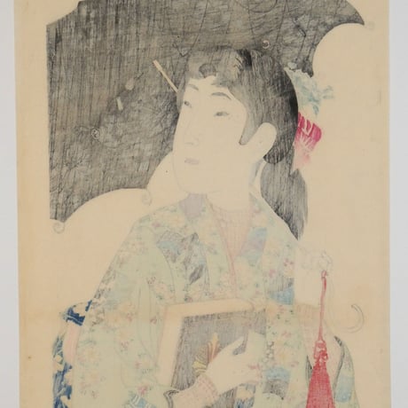 楊洲周延 真美人 十四 洋傘/CHIKANOBU