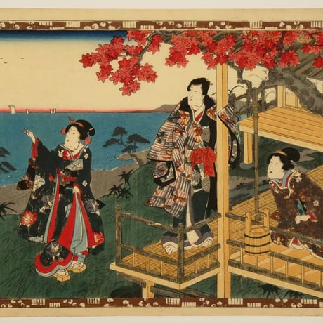 三代歌川豊国	其姿紫の写絵 十二/UTAGAWA TOYOKUNIⅢ