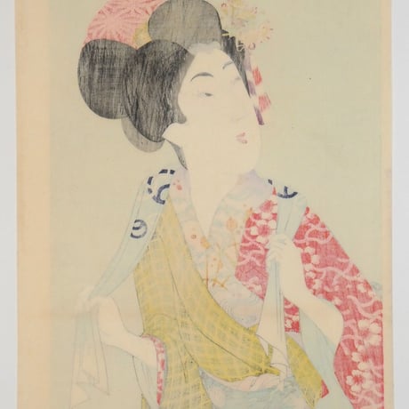 楊洲周延 真美人 廿七 手拭い/CHIKANOBU