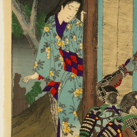 楊洲周延	東錦昼夜競 牛若丸/CHIKANOBU