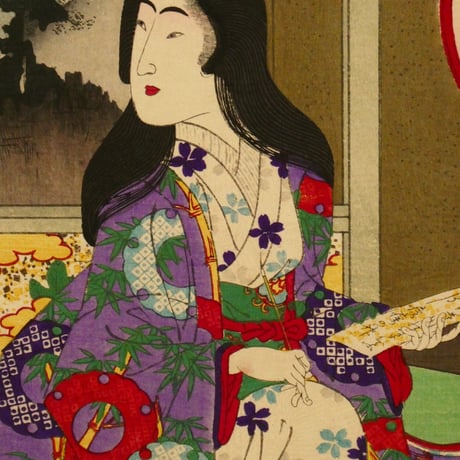 歌川豊宣 新選太閤記 三戸野ノ山居 二枚続/UTAGAWA TOYONOBU