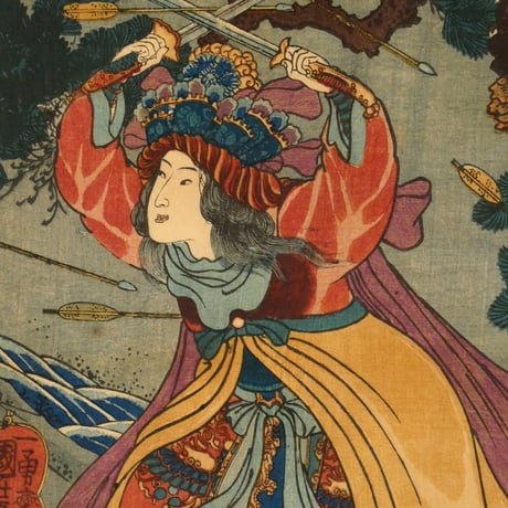 一勇斎国芳 通俗水滸伝豪傑百八人之内 一丈青扈三娘/ICHIYUSAI KUNIYOSHI