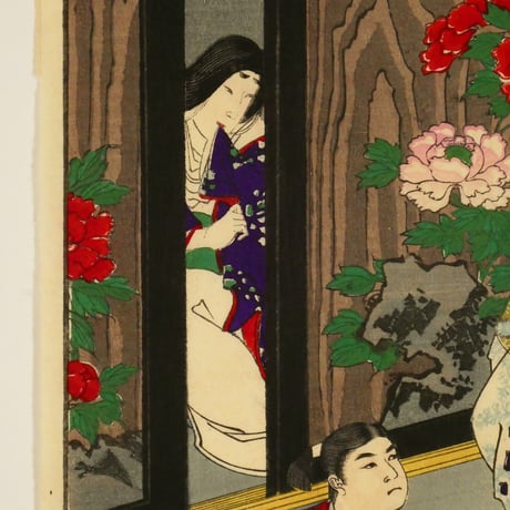 楊洲周延	東錦昼夜競 仲光の一子幸寿丸身代リ/CHIKANOBU
