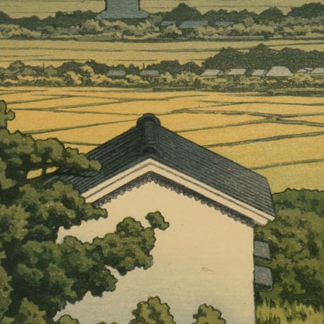 川瀬巴水 長野県稲荷山/KAWASE HASUI