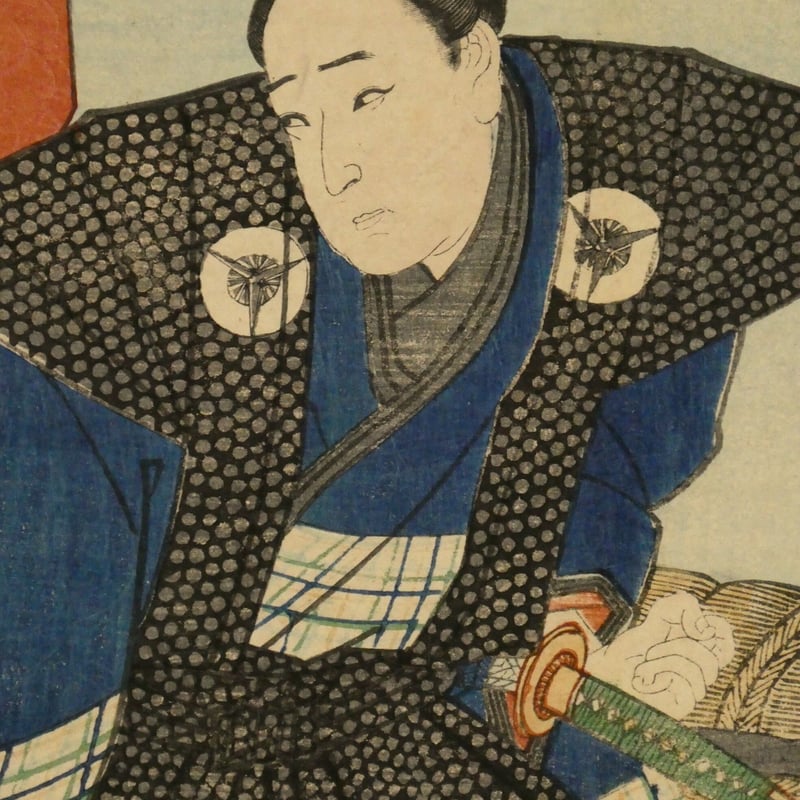 歌川国輝 相撲取組図 鬼面山 不知火 三枚続/UTAGAWA KUNITERU 歌川国輝 相撲取組図 鬼面山 不知火 三枚続/UTAGAWA KUNITERU