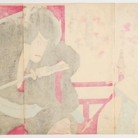 豊原国周 明治座三月狂言 山門五三桐 三枚続/KUNICHIKA
