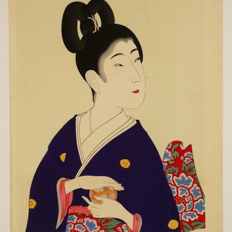 楊洲周延 真美人 廿六 手毬/CHIKANOBU