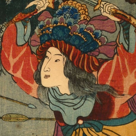 一勇斎国芳 通俗水滸伝豪傑百八人之内 一丈青扈三娘/ICHIYUSAI KUNIYOSHI