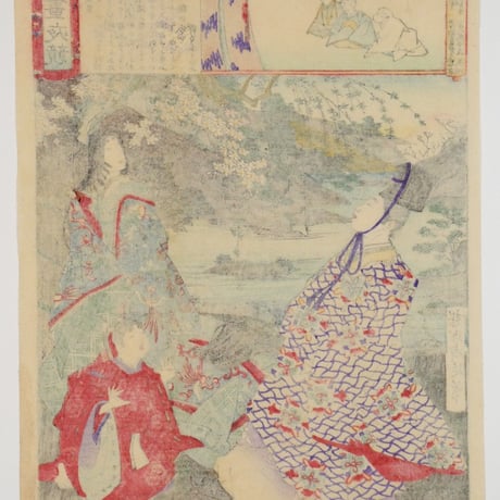楊洲周延	東錦昼夜競 藤原朝臣成通/CHIKANOBU